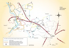 Mapa nowych szlaków w Krainie Rowerowej