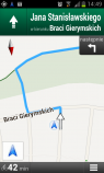 Google maps na androida dla rowerzystów