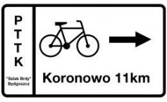 Oznaczenia szlaku rowerowego