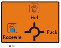 Oznaczenie szlaku rowerowego R4