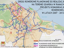 Polityka rowerowa Gdańska - ścieżki i drogu 2007-2013