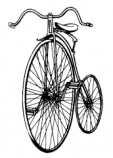 Bicykl nazywany też welocypedem wysokim lub "penny-farting"